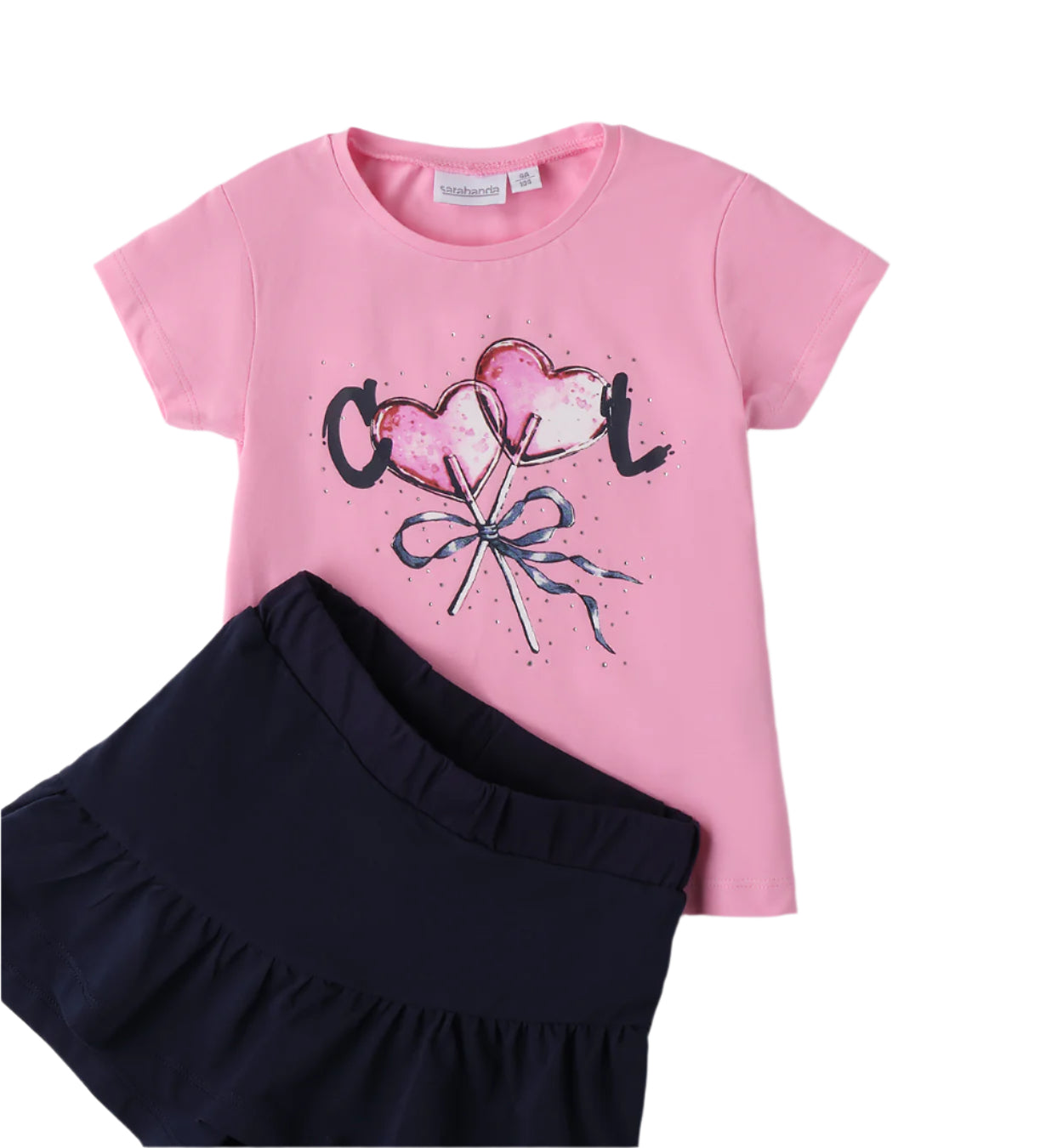 Pink Lollipop T-Shirt & Shorts Set