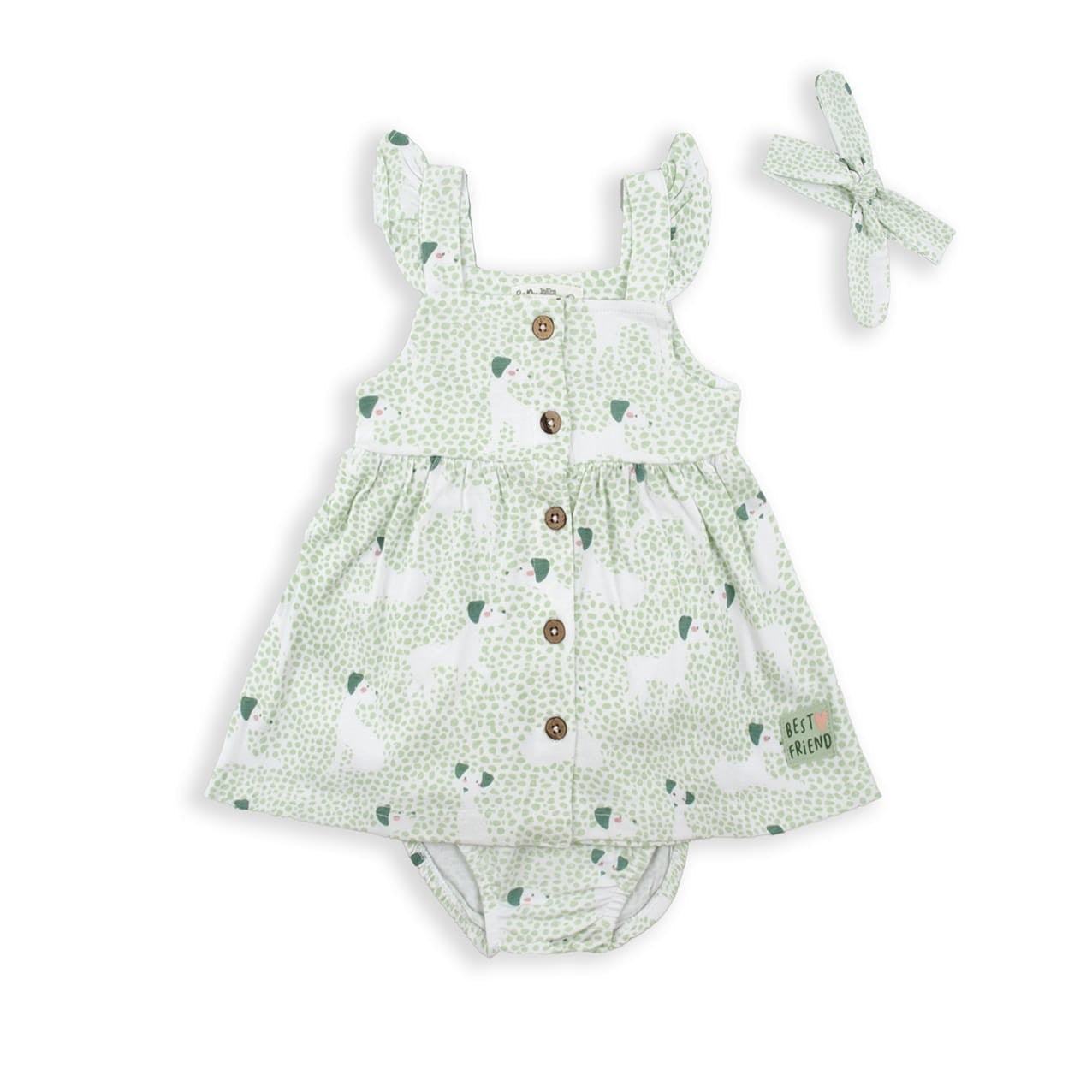 Green Dog Dress