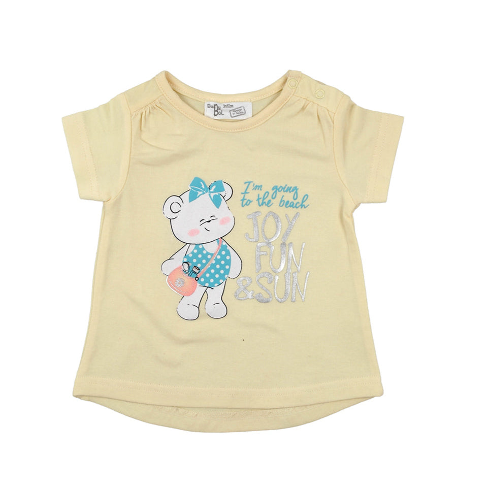 Joy, Fun & Sun Yellow t-shirt