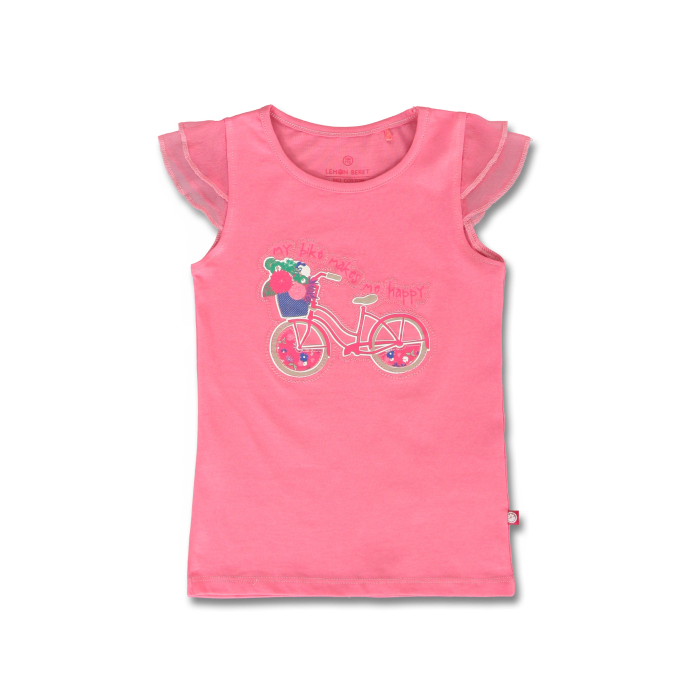 Pink Bicycle Happiness T-shirt