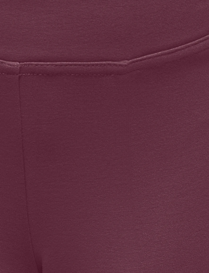 Wine Flared Leggings