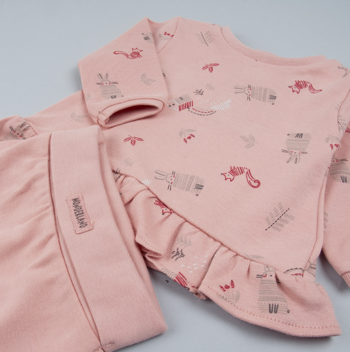 Pink Animal Friends Set