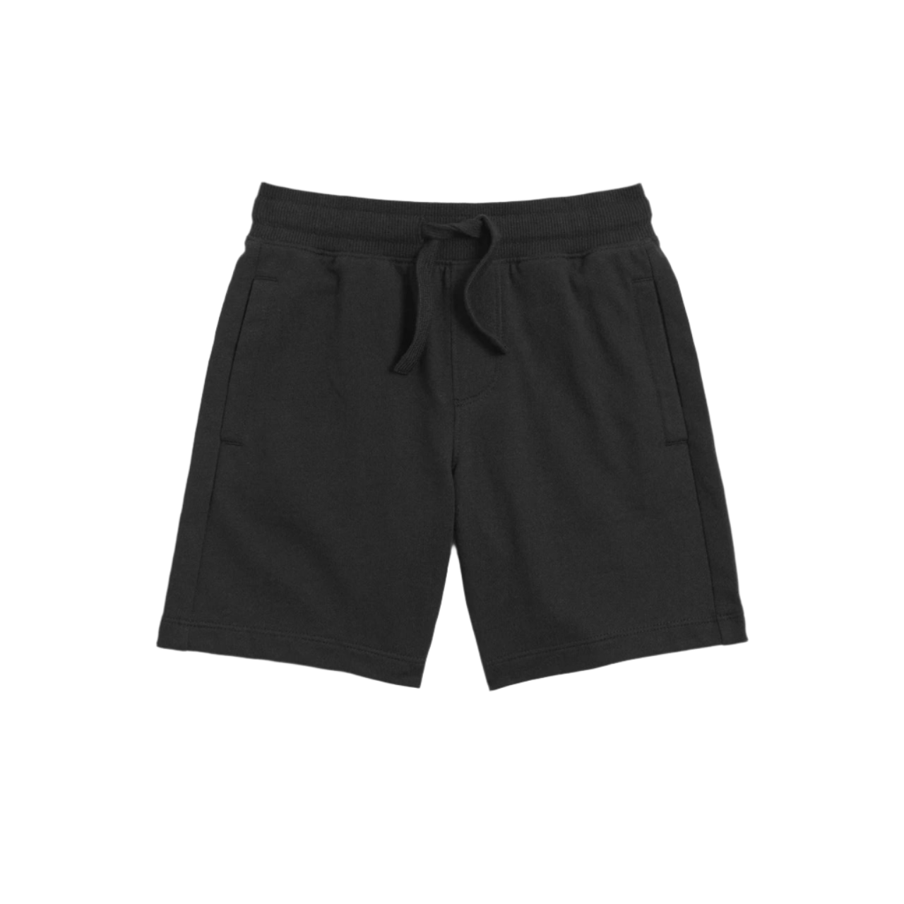 Black cotton shorts