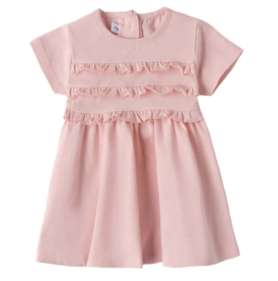 Pink Short Sleeved Dress