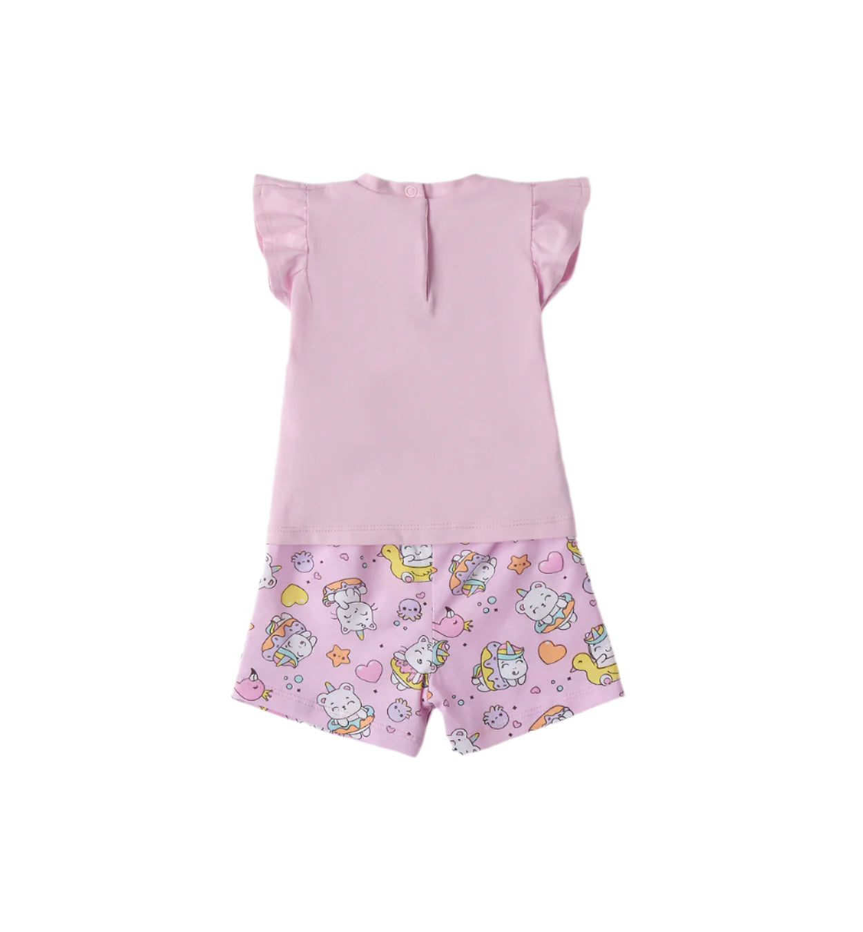 Summer Unicorn T-Shirt & Shorts Set
