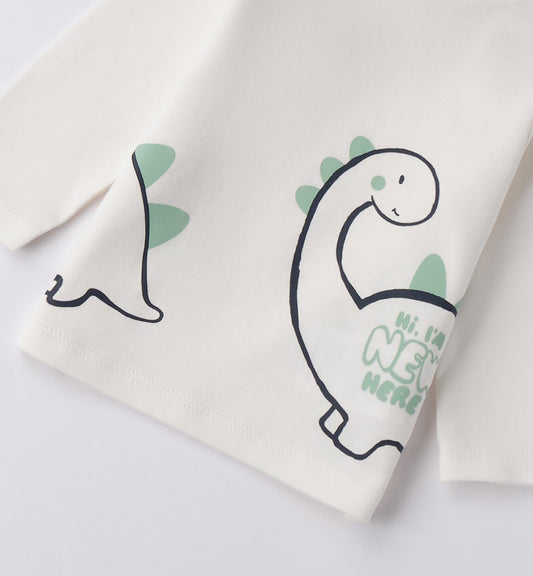 White Dinosaur shirt