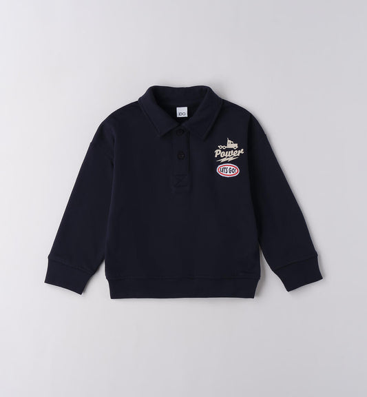 Oversized Polo Sweater