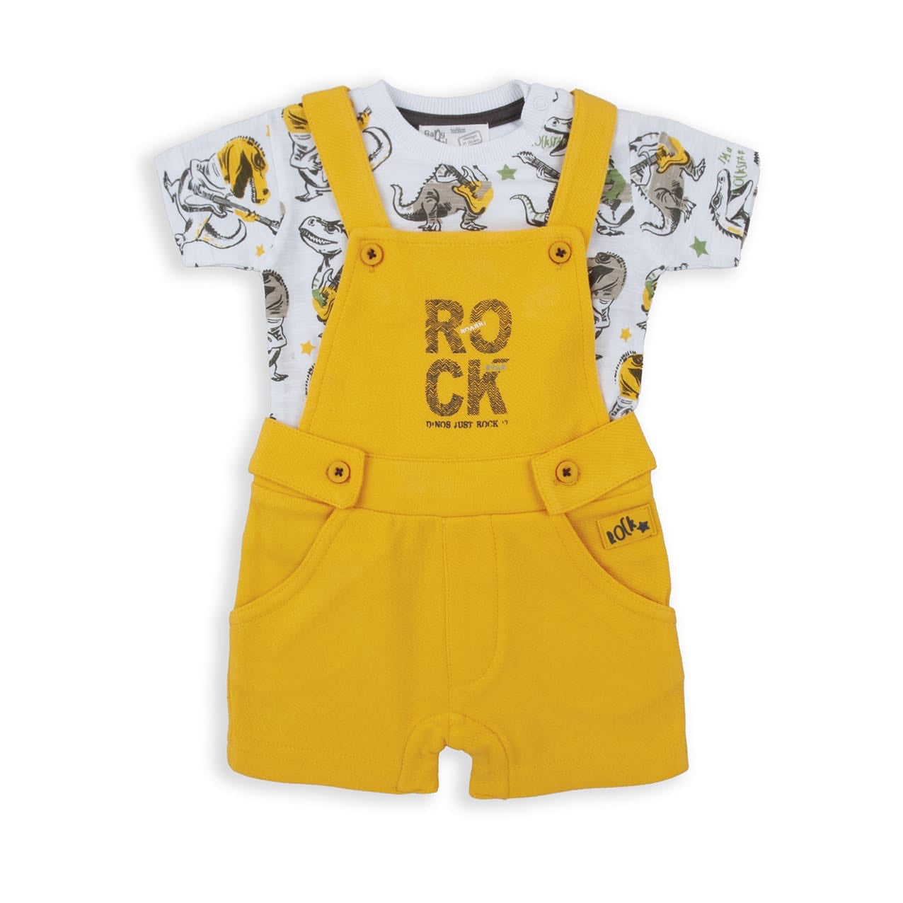I'm a Rockstar Dungaree Set