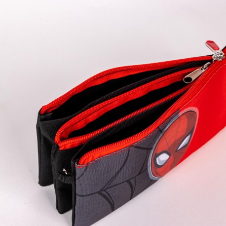 3 compartment Spiderman Pencil Case