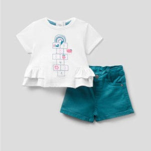 Hopscotch T-Shirt & Shorts Set