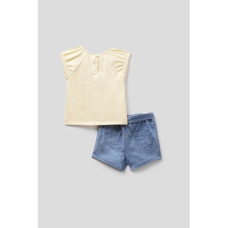 Rainbow Stay Cute T-Shirt & Shorts Set