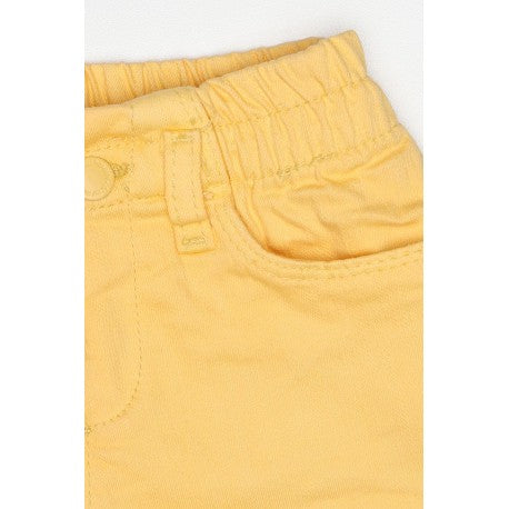 Yellow Jean Shorts