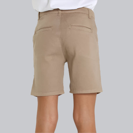 Formal Beige Shorts