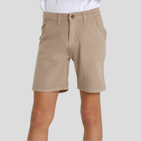 Formal Beige Shorts