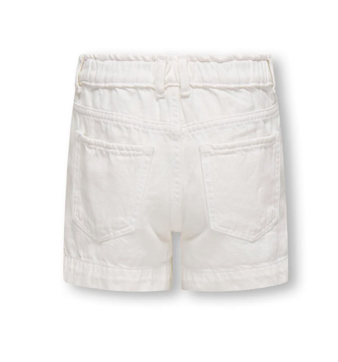 White Jean Shorts