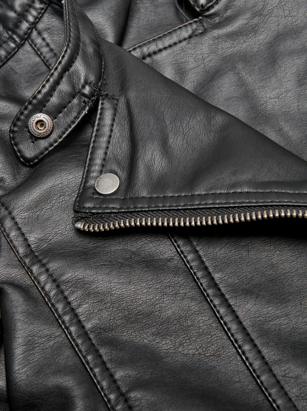 Black Faux Leather Jacket
