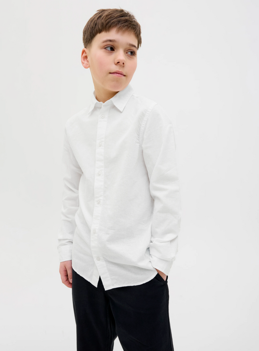 Jack & Jones Linen Shirt for Kids | Lightweight & Stylish Boys' Shirt