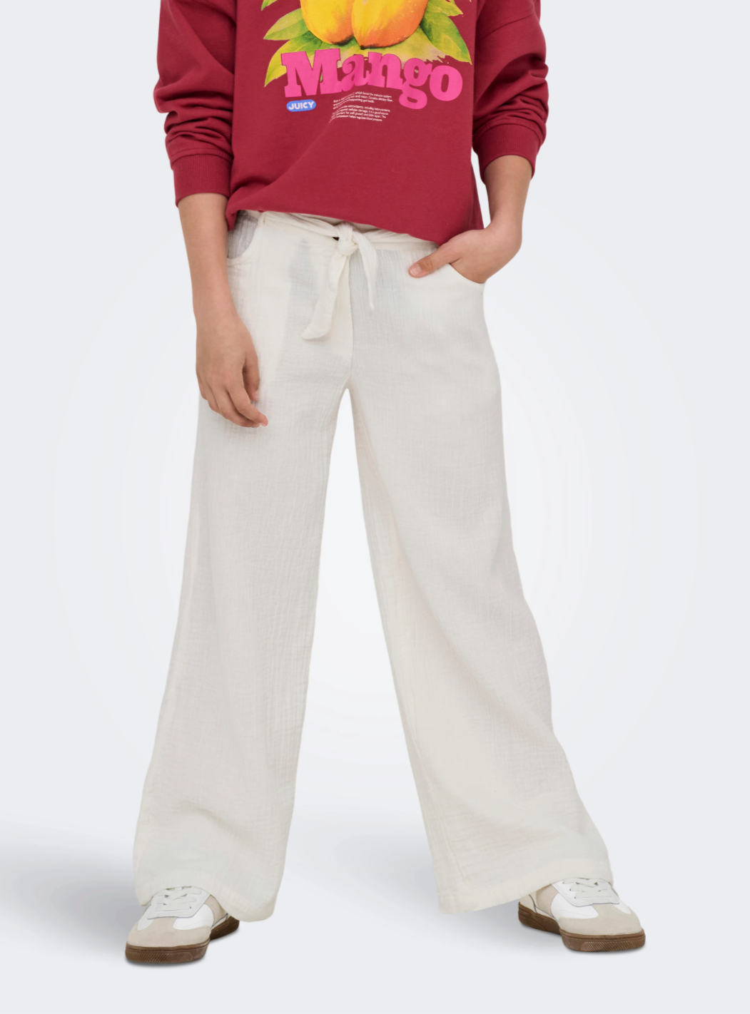 Linen Cream Pants for Kids | Lightweight & Stylish Children’s Trousers