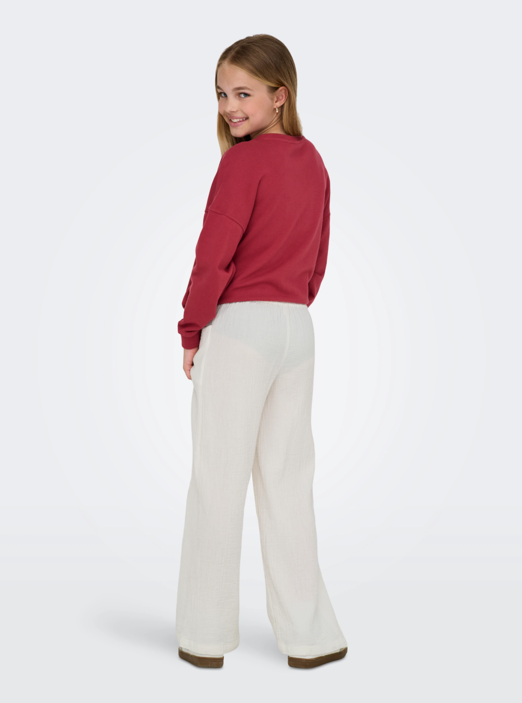Linen Cream Pants for Kids | Lightweight & Stylish Children’s Trousers