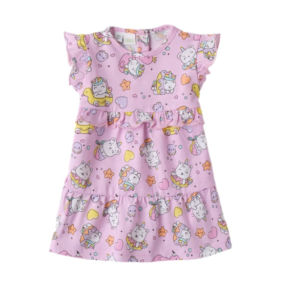 Pink Summer Unicorn Dress