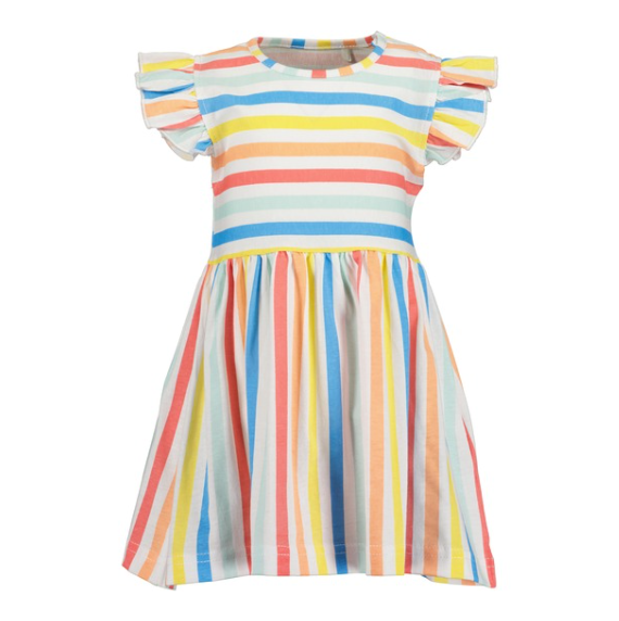 Rainbow Striped Dress