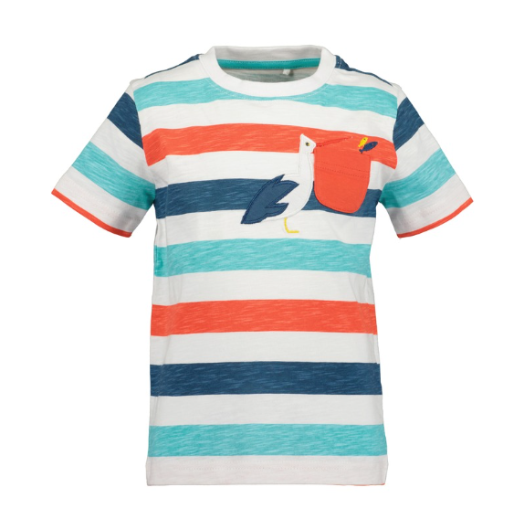 Striped Seagull T-Shirt