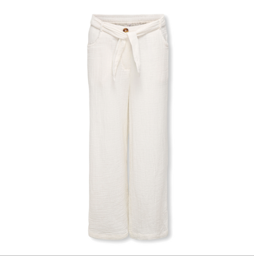 Linen Cream Pants for Kids | Lightweight & Stylish Children’s Trousers