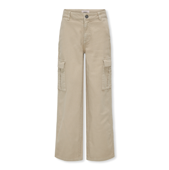 Beige Cargo Pants