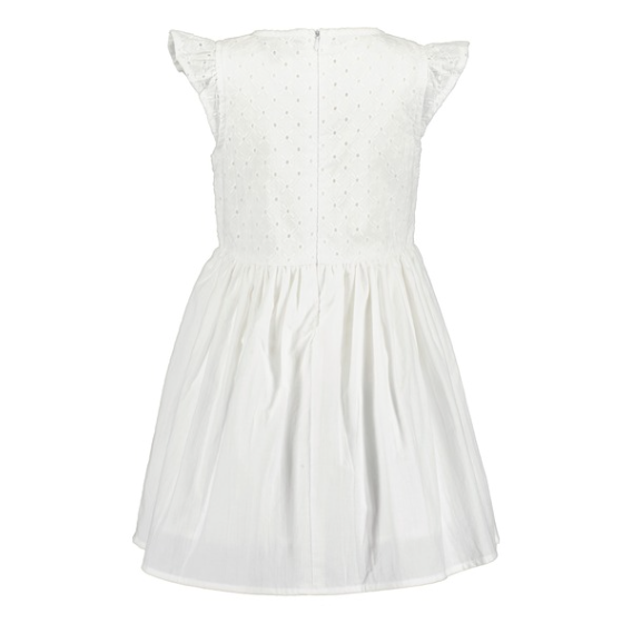 Sleeveless White Embroidery Dress