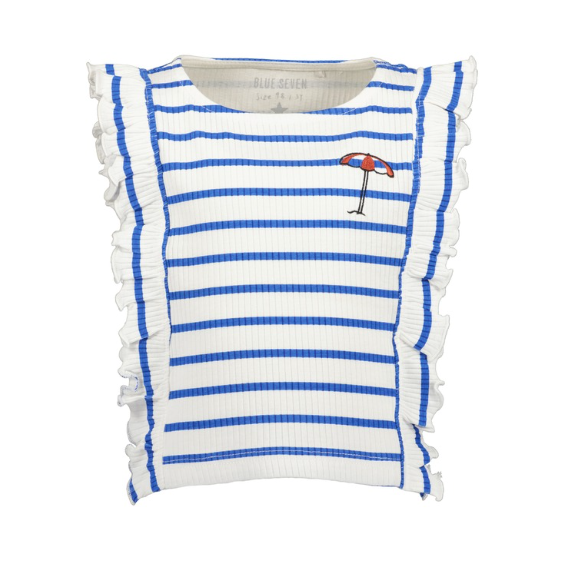 Sleeveless Striped T-Shirt