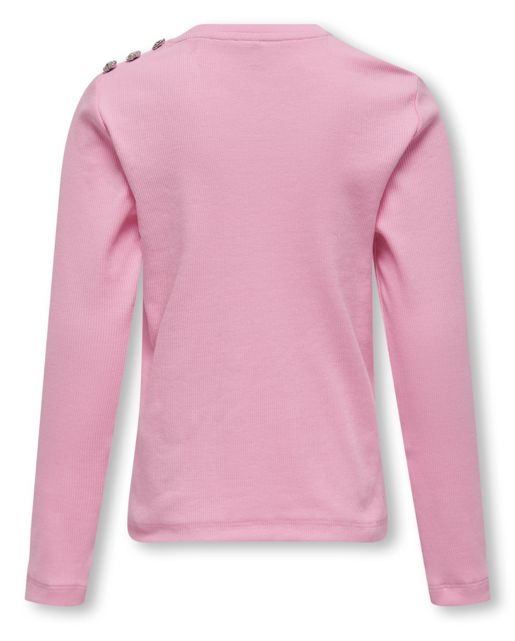 Pink Shirt with Shoulder Gems