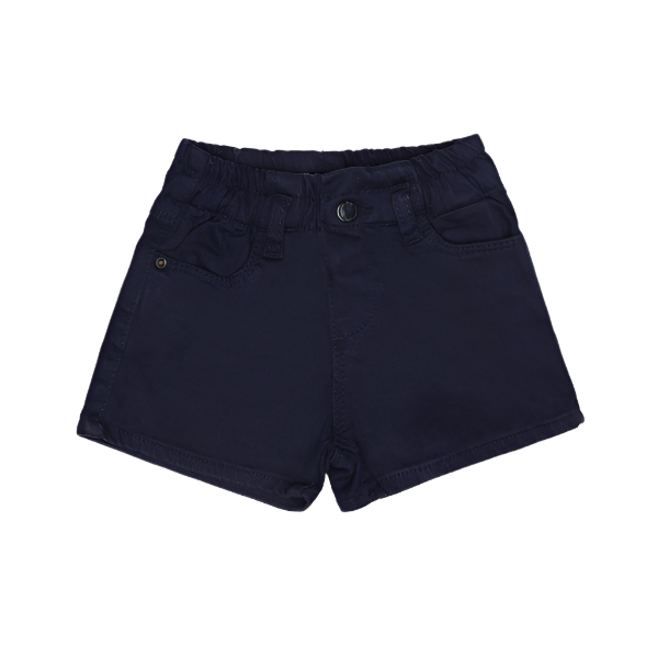 Navy jean shorts