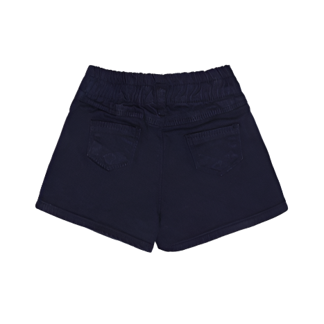 Navy jean shorts
