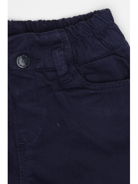 Navy jean shorts