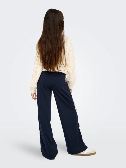 Navy Stripe Track Pants