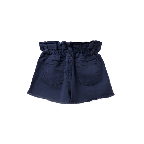 Navy denim shorts
