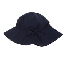 Load image into Gallery viewer, Hat with bow (white/navy blue/red)
