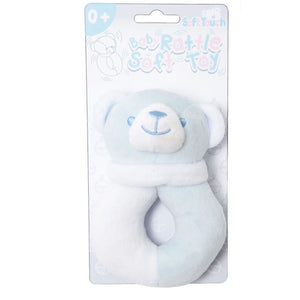 Baby rattle toy (blue/grey/pink)