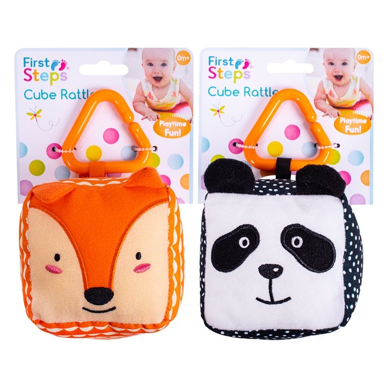 Cube rattle