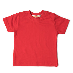 Red plain t-shirt