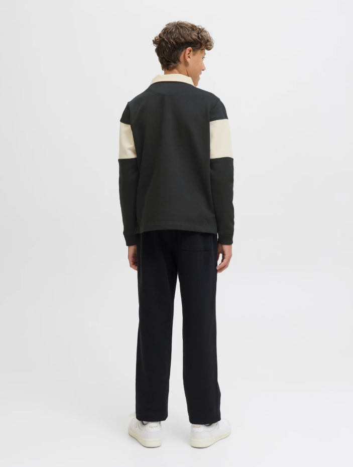 Striped Polo Sweater