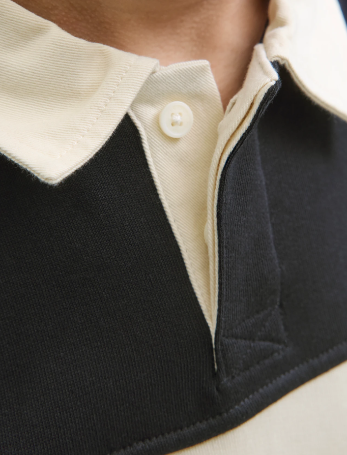 Striped Polo Sweater