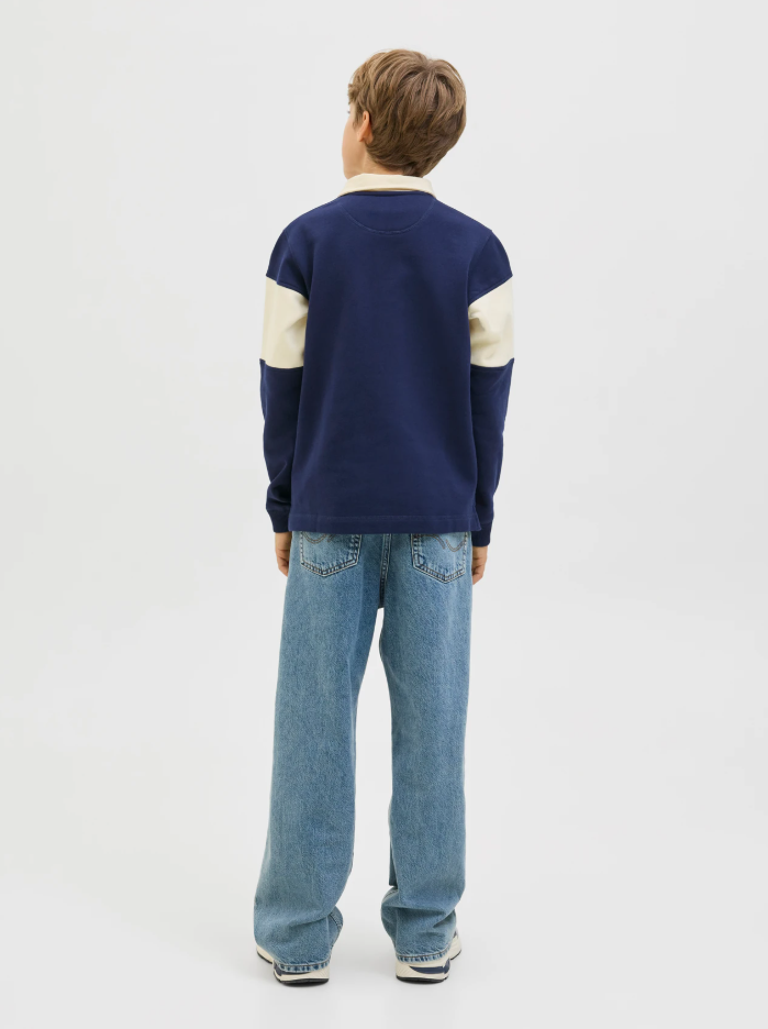 Striped Polo Sweater