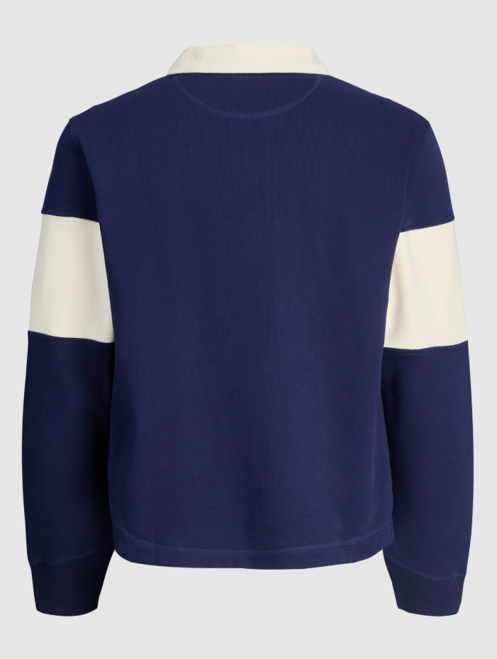 Striped Polo Sweater