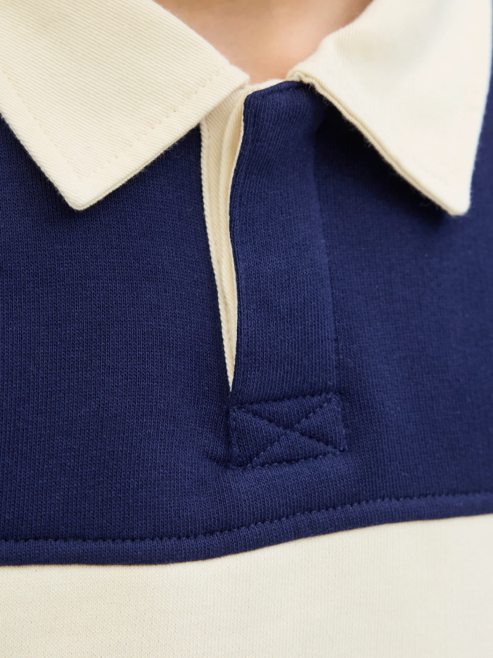 Striped Polo Sweater