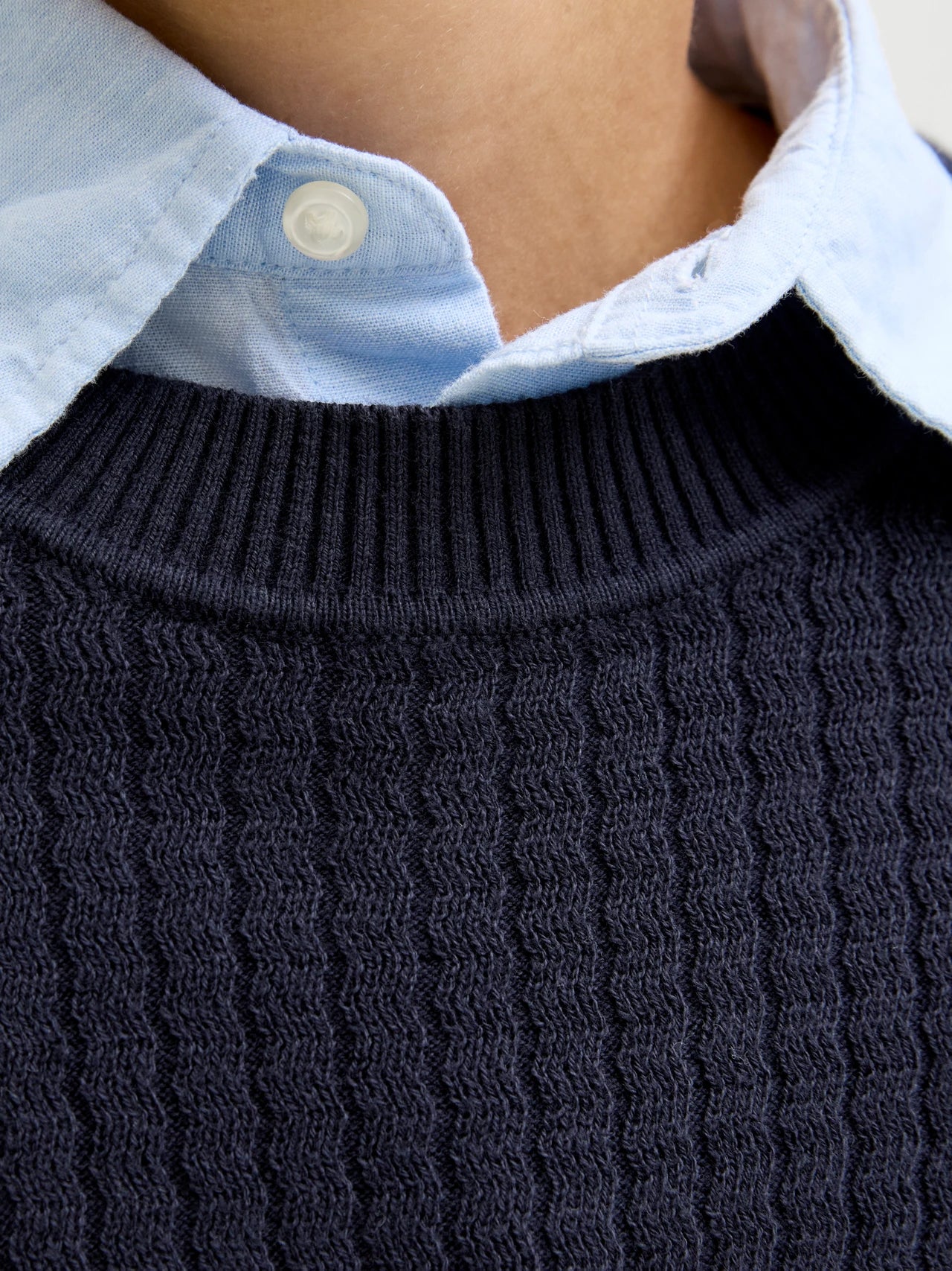 Navy Knitted Sweater