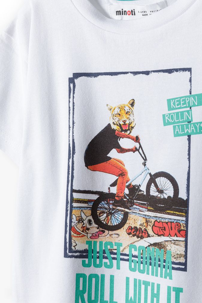 Tiger on Bike t-shirt