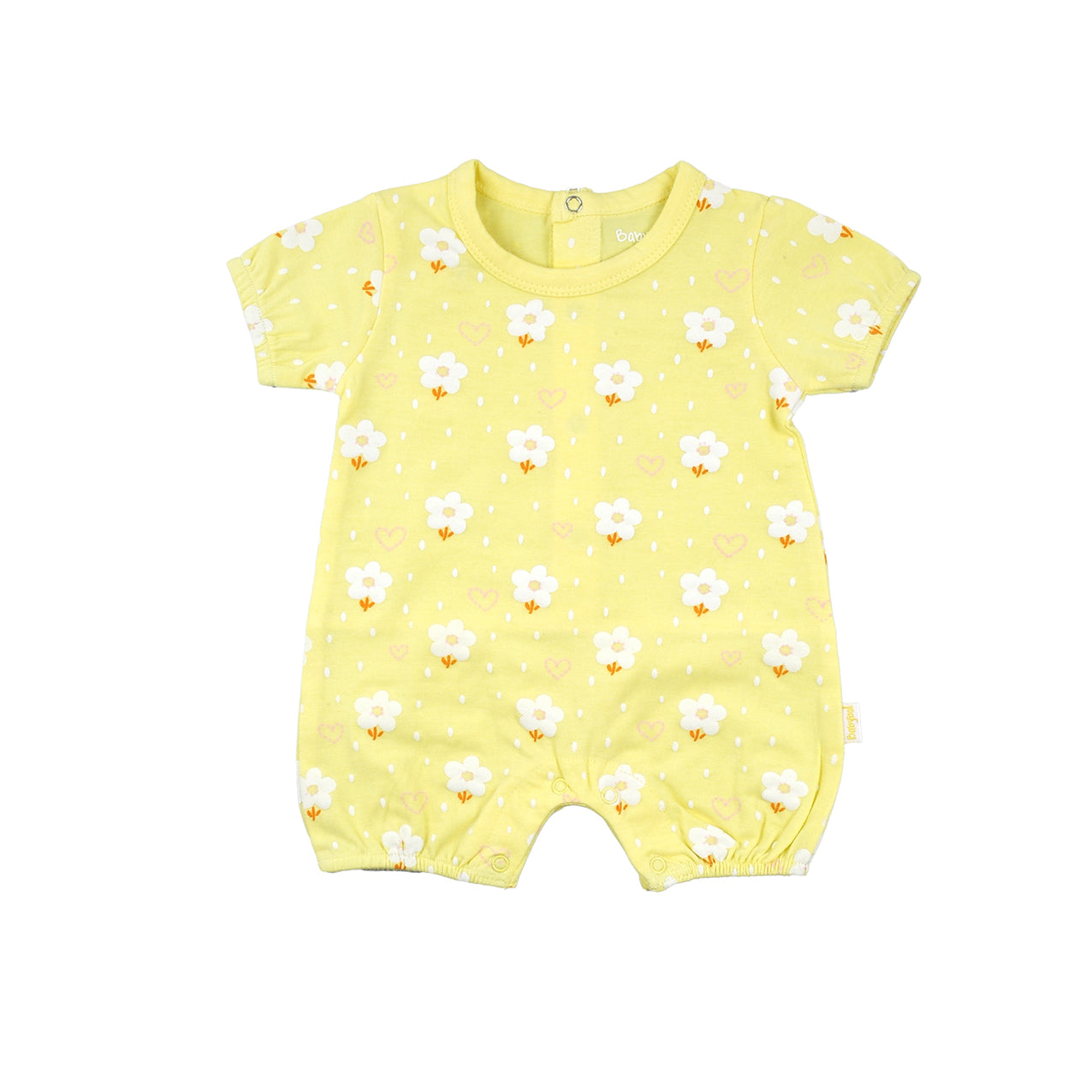 Yellow with Daisies Romper