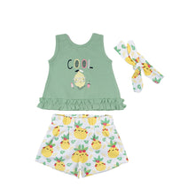 Load image into Gallery viewer, Cool Lemonade 2 pc set with headband
