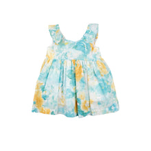 Load image into Gallery viewer, Soft Yellow/Blue Flower Dress
